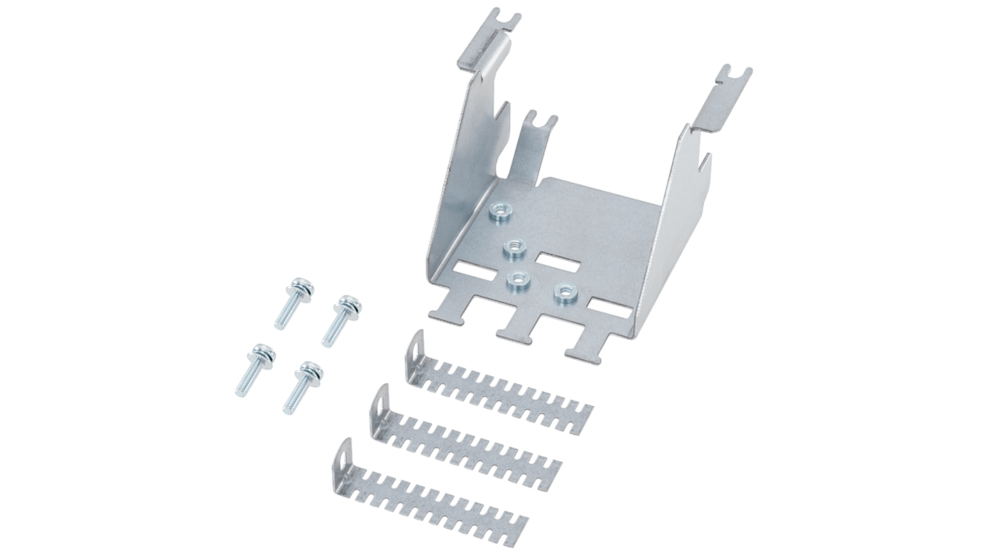 Kit di collegamento schermato Siemens 6SL3266-1AE00-0VA0 per SINAMICS V20, realizzato in metallo e conforme RoHS.