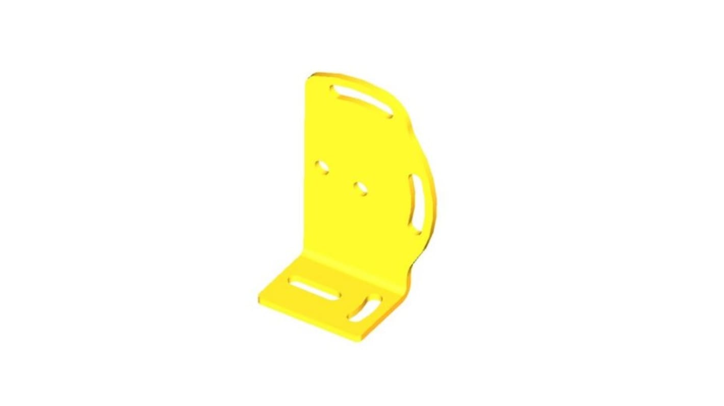 Staffa di montaggio L in acciaio inox Allen Bradley 60-BDMS-LS per sensori serie 45DMS, garantisce stabilità e sicurezza.