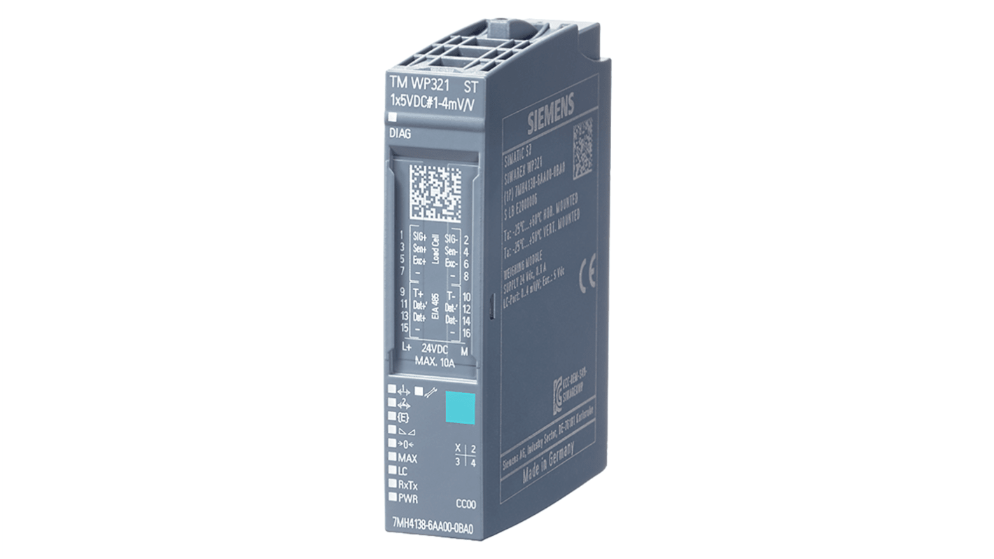 Cella di carico Siemens 7MH4138-6AA00-0BA0, interfaccia RS485, design compatto, installazione rapida con SIWAREX.