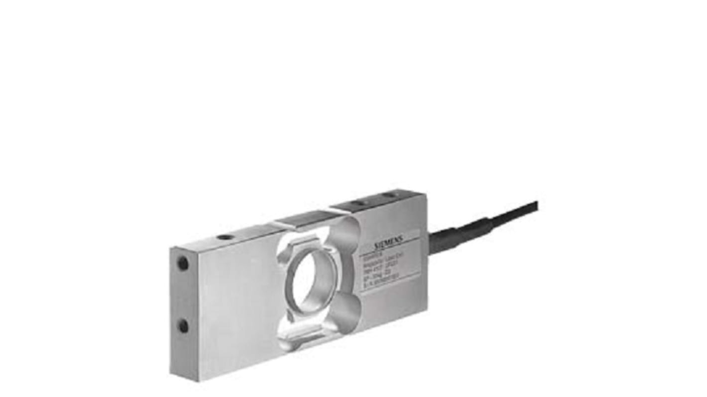 Cella di carico Siemens 7MH5117-2QD00 per compressione, carico nominale 60kg, precisione ±0,02%, acciaio inox, IP68.