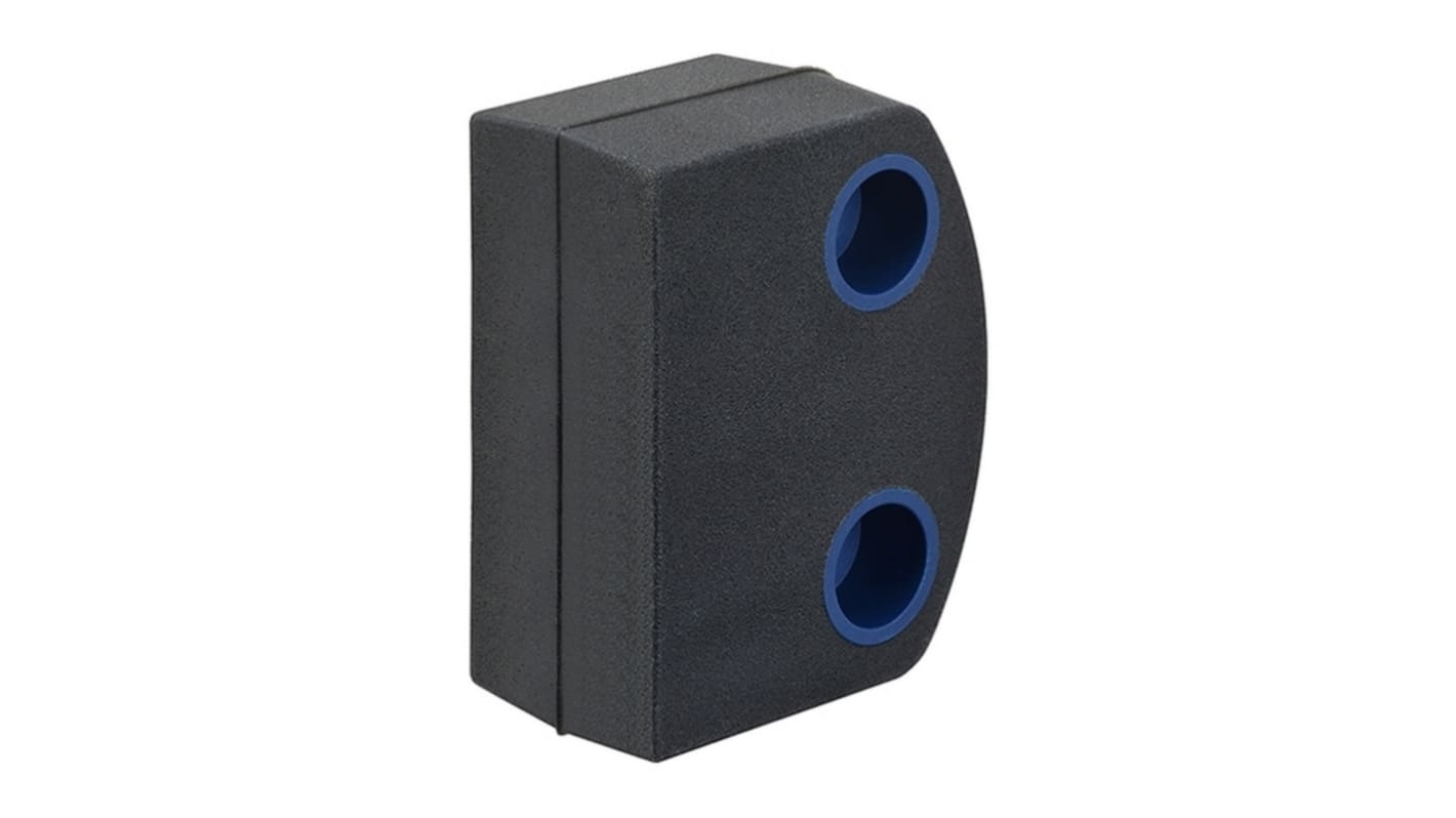 Attuatore Omron D41D-A1 per interruttore D41D, dimensioni 39 x 29,5 x 18 mm, montaggio con viti M4, progettato per spazi ristretti.