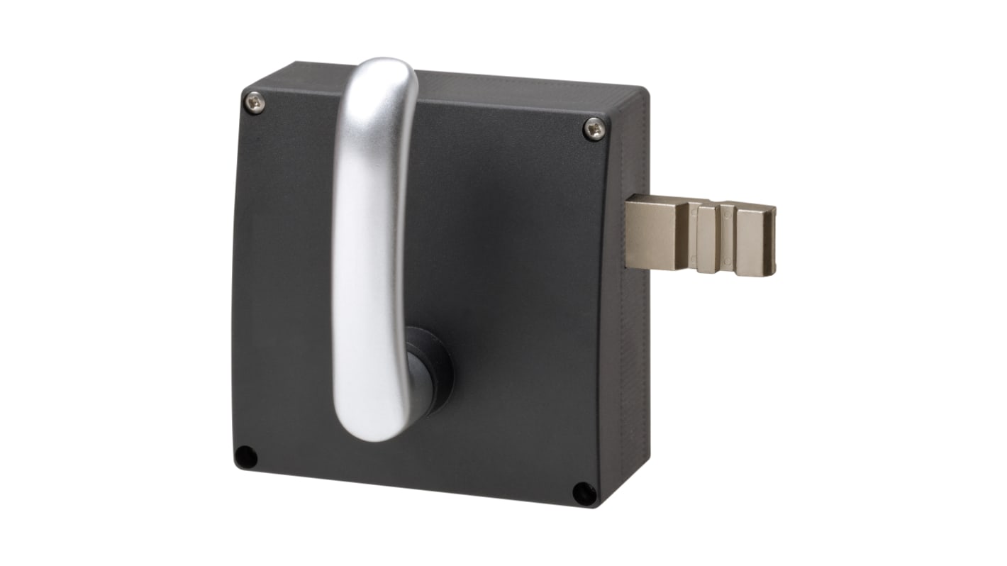 Omron D41G-A2L, attuatore per interruttori di interblocco di sicurezza, con leva sinistra e maniglie per porte.