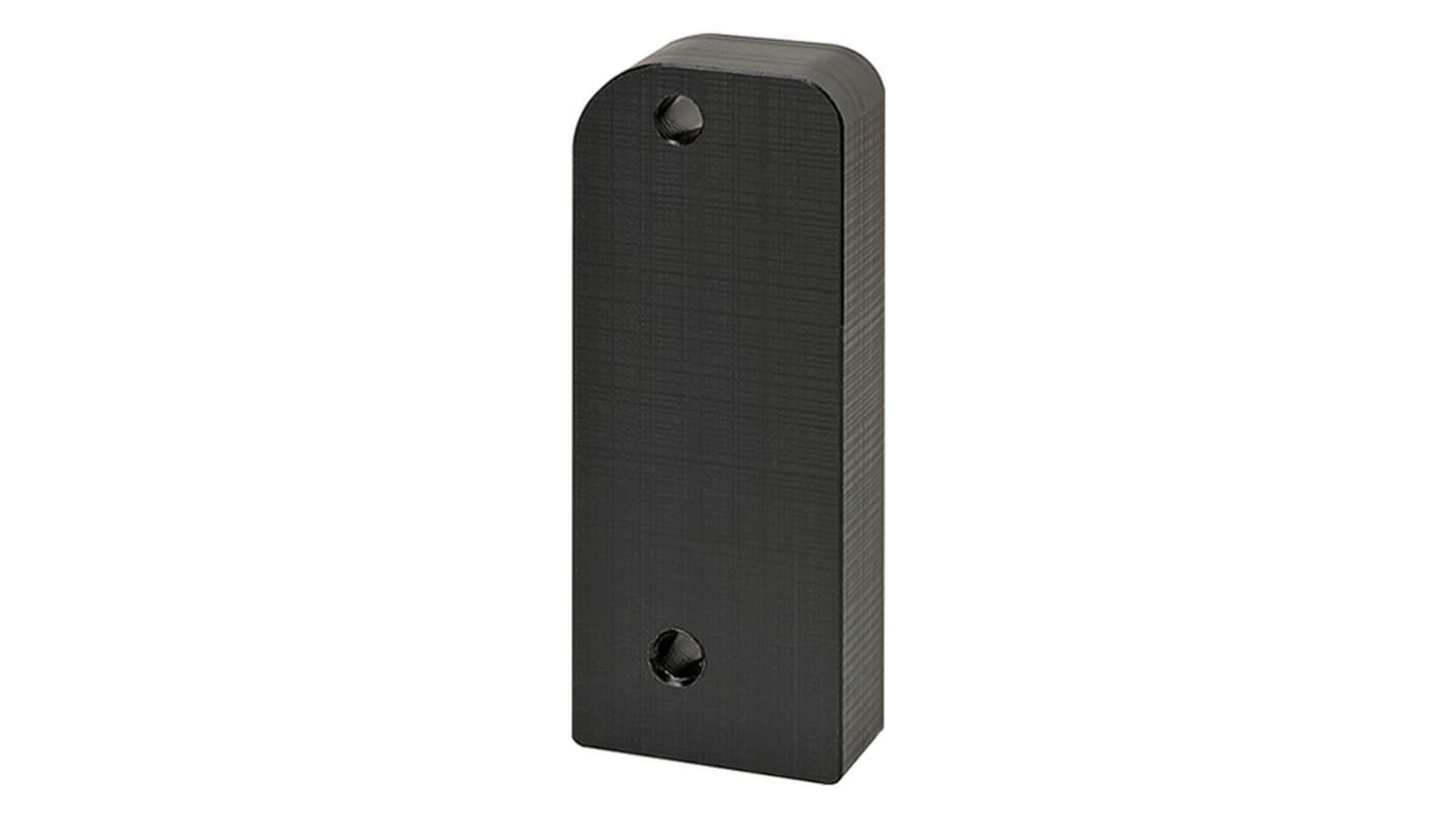 Piastra di montaggio Omron D41L-MP per interruttore D41D, colore nero, progettata per un'installazione stabile e sicura.