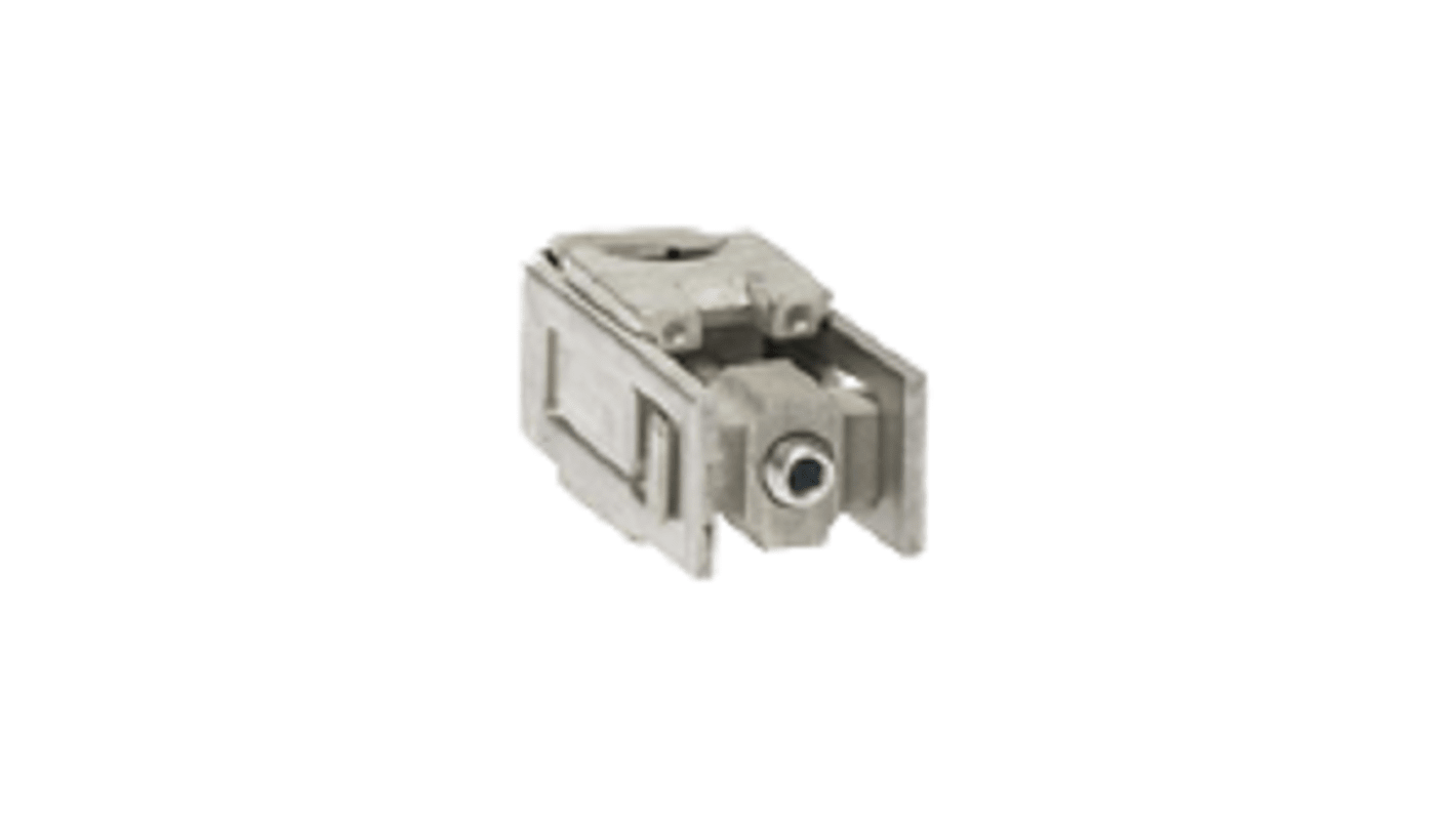 Interruttore ausiliario ABB OZX, codice 1SCA022168R8270, con terminali OZXC4, dimensioni 100 mm x 100 mm, isolamento grigio.