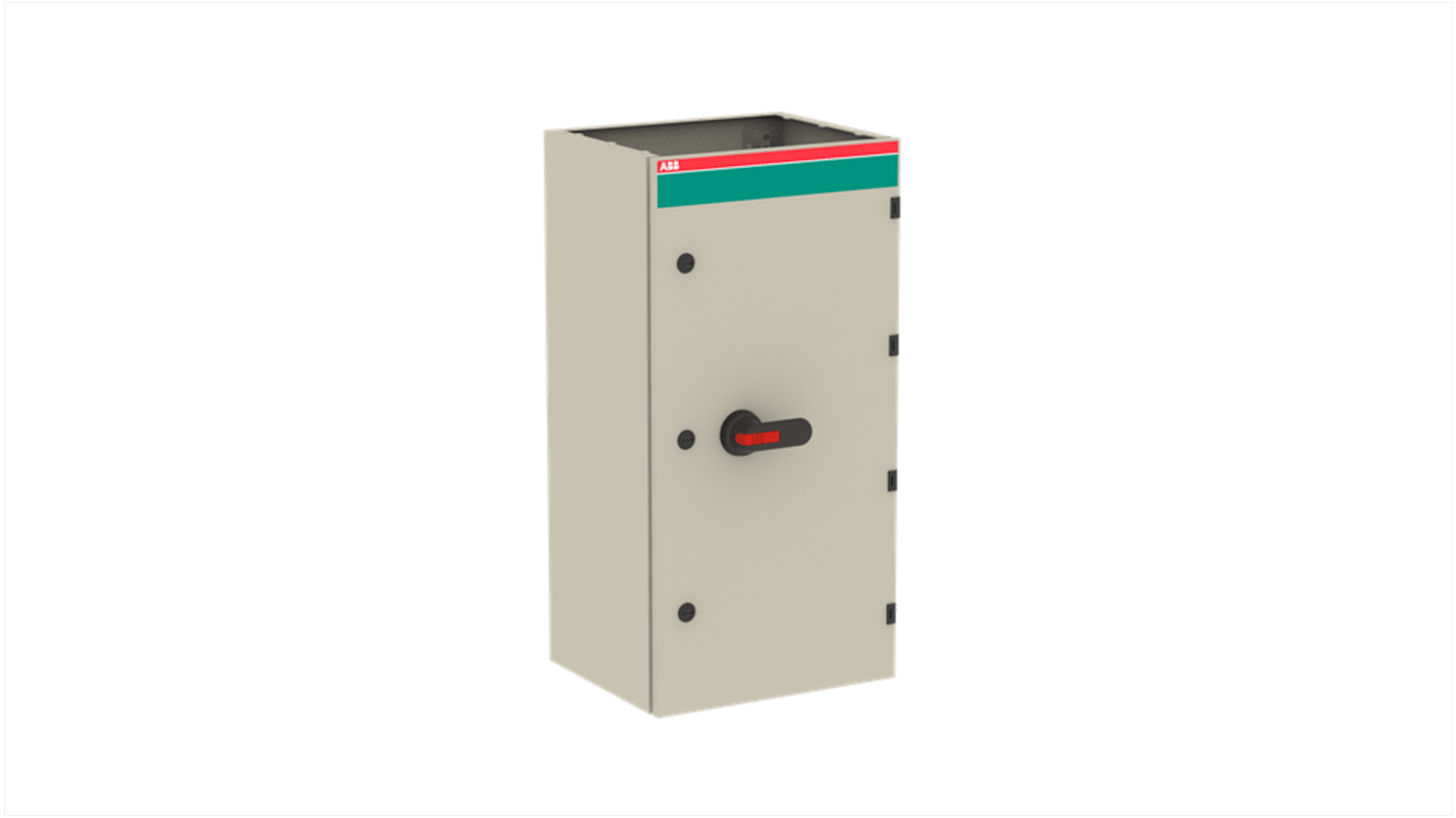 Sezionatore con interruttore ABB, 3 poli, corrente 315 A, montaggio a vite, protezione IP54, modello 1SCA022280R2790.