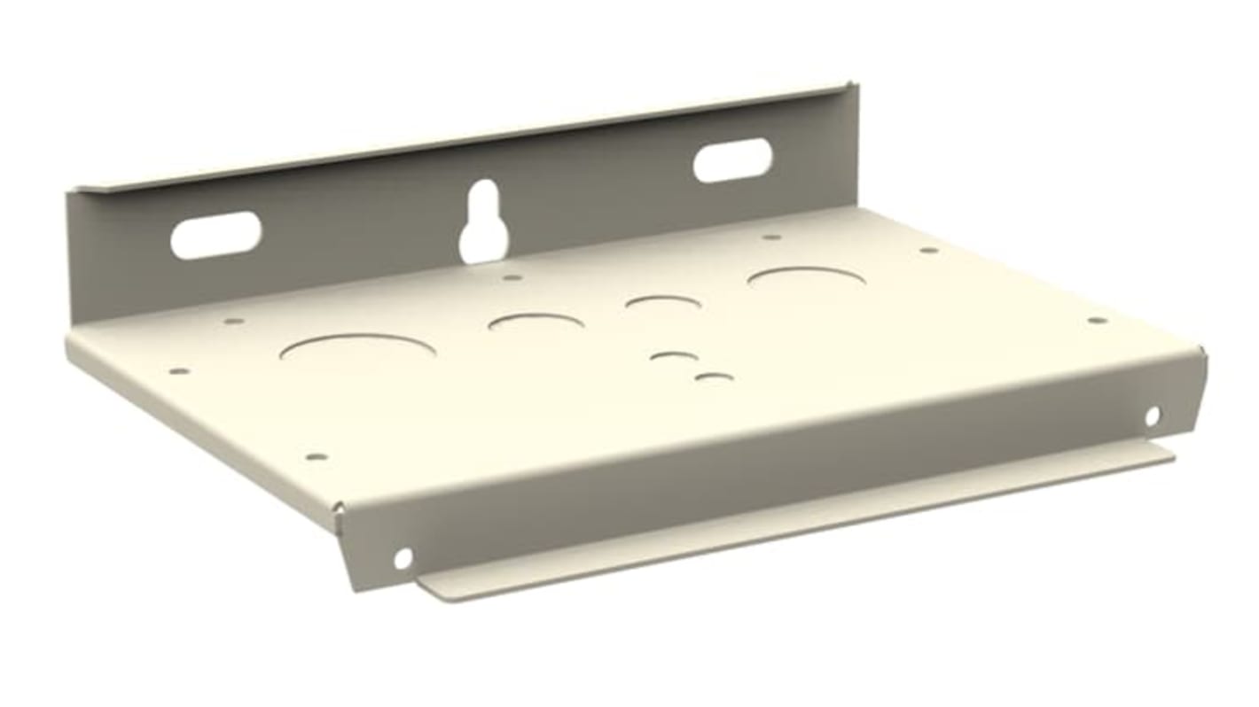 Piastra di ingresso cavo ABB 1SCA022398R9970 in acciaio, per contenitori EMC e non, dimensioni 180mm, senza fori di ingresso.