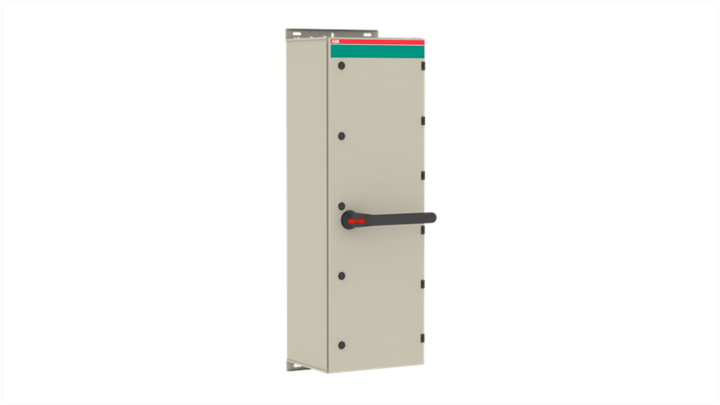 Sezionatore con interruttore ABB, 3 poli, corrente 570A, montaggio a vite, protezione IP65, modello 1SCA022513R7880.