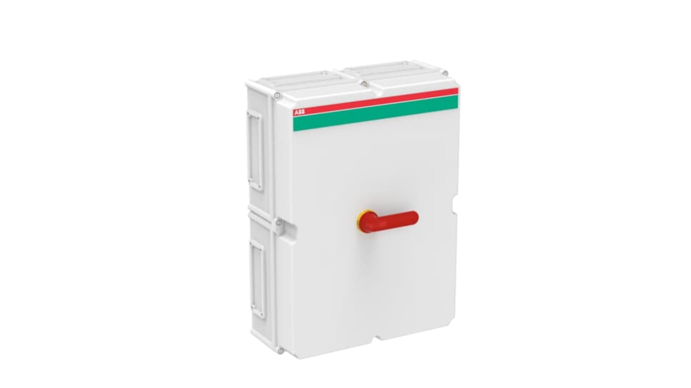 ABB Sezionatore interruttore OT630KFCC4BA, 4 poli, 570A, 1000V, montaggio a vite, grado di protezione IP65.