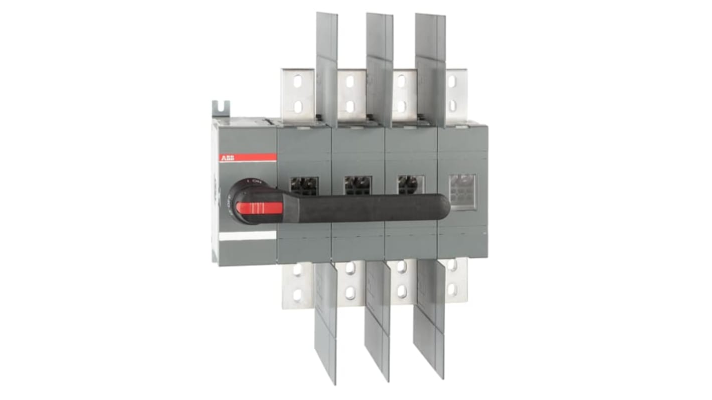 Sezionatore con interruttore ABB, 4 poli, 1600A, 1000V, montaggio a vite, grado di protezione IP65. Codice 1SCA022860R7120.