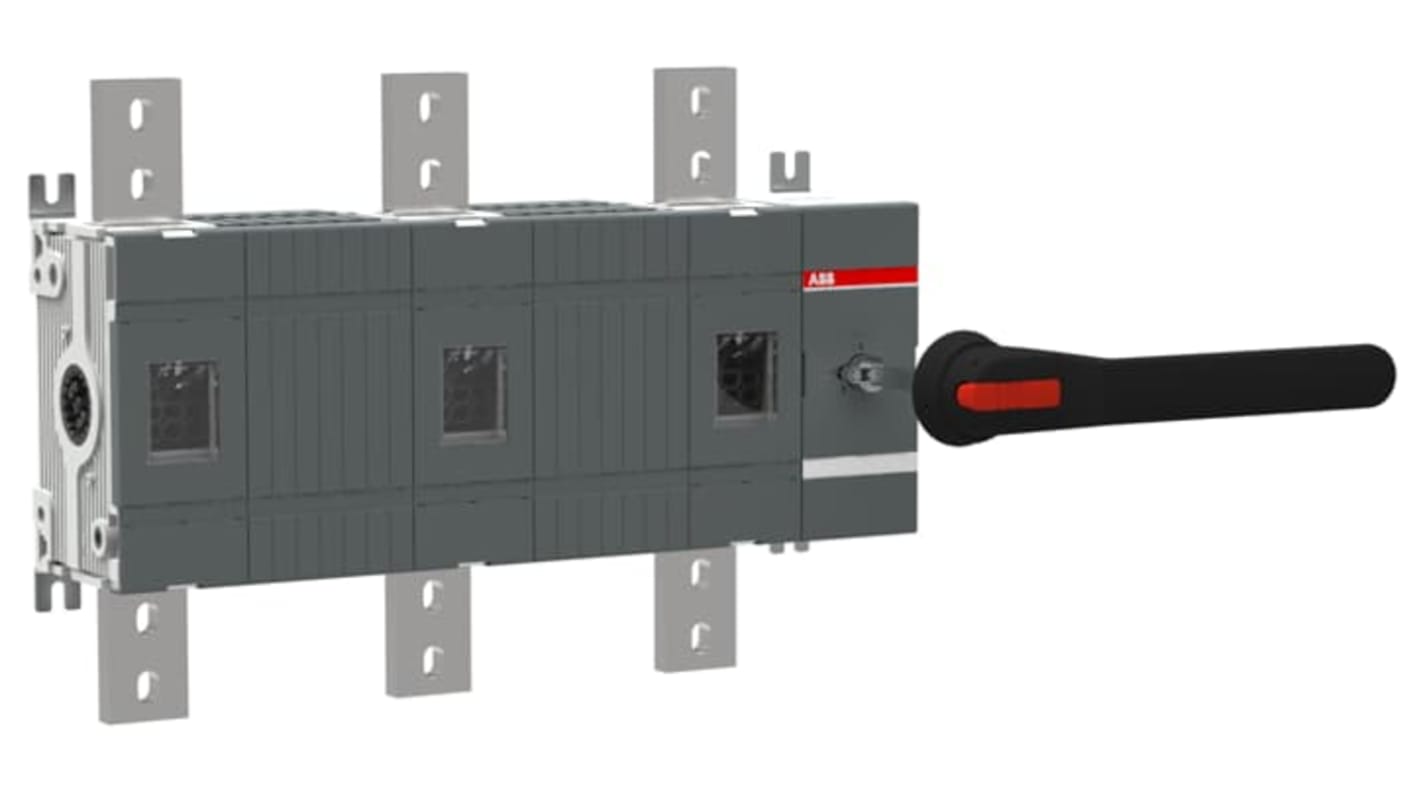 Sezionatore interruttore ABB, 3 poli, 1600A, 1000V, montaggio a vite, protezione IP65, codice 1SCA022871R9190.