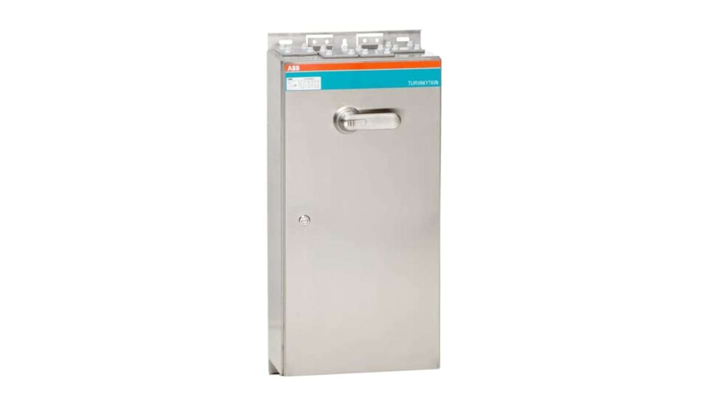 Sezionatore con interruttore ABB, 3 poli, 400A, montaggio a vite, protezione IP65, per isolamento di motori.