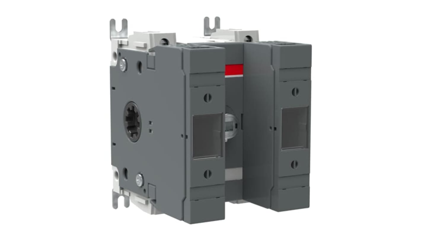 Sezionatore portafusibili ABB 1SCA116788R1001, 2 poli, 63A, 500V, design modulare per fusibili A2-A3.