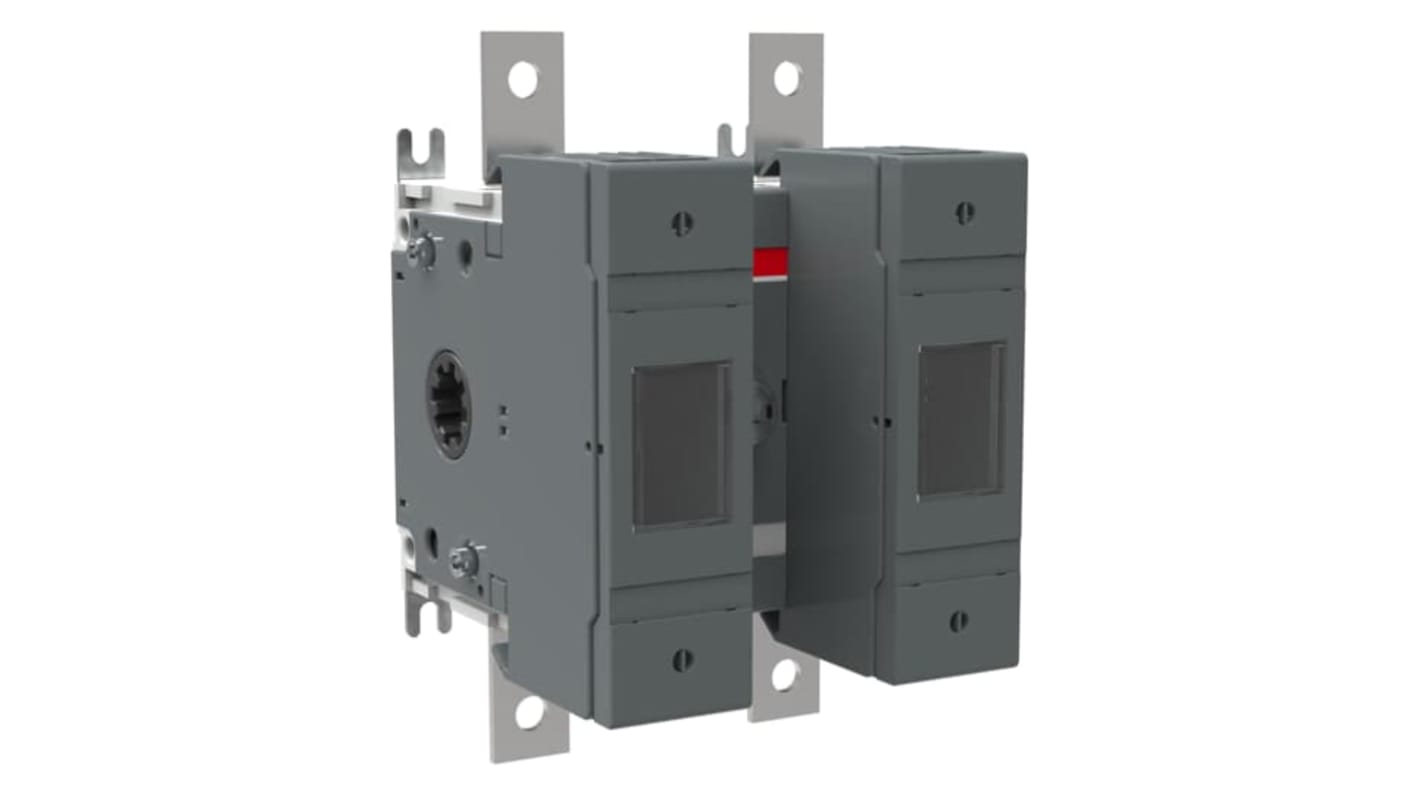 Sezionatore portafusibili ABB, 2 poli, 125A, 500V, design modulare, adatto per condizioni estreme. Codice 1SCA116790R1001.