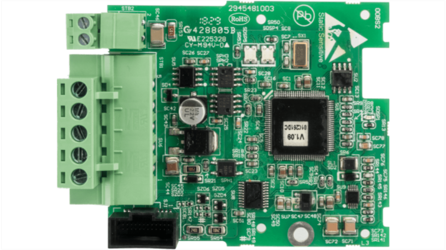 Scheda di comunicazione Delta Electronics CMM-DN02 per MS300, interfaccia DeviceNet, velocità fino a 500k bps.