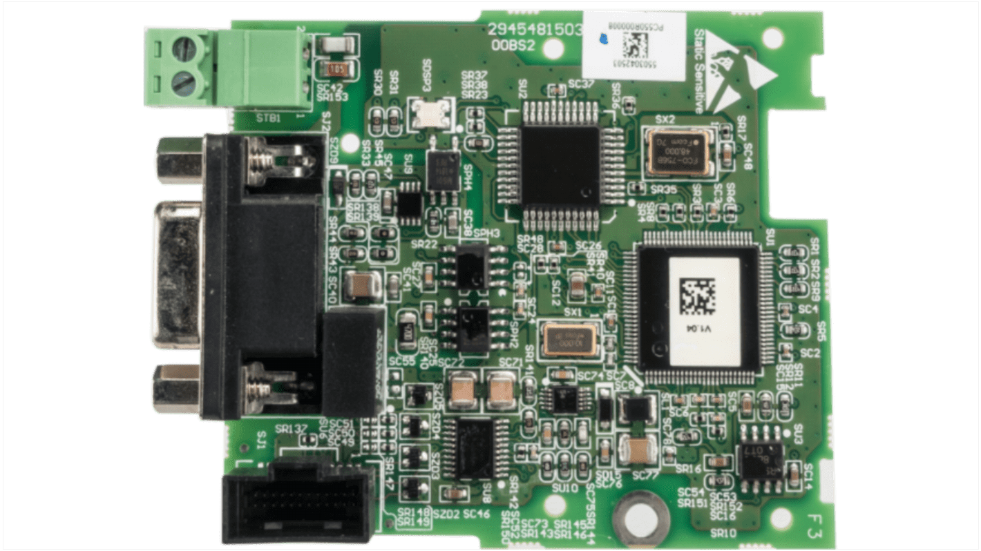 Scheda di comunicazione PROFIBUS DP Delta Electronics CMM-PD02 per MS300, velocità 12 Mbps, distanza 100 m.