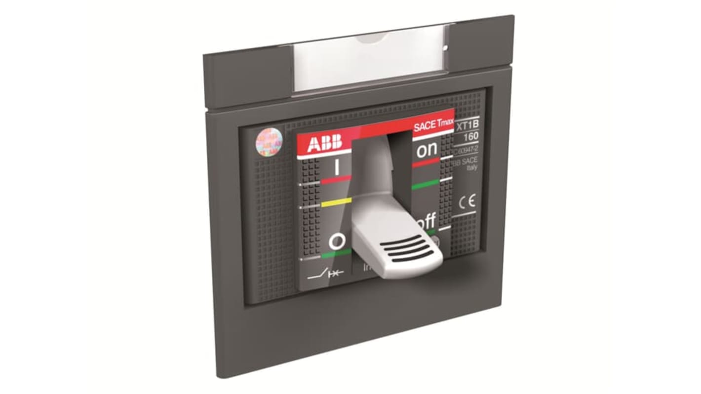 Interruttore magnetotermico scatolato ABB, 3 poli, codice 1SDA068639R1, per applicazioni industriali e compatibile con XT1.