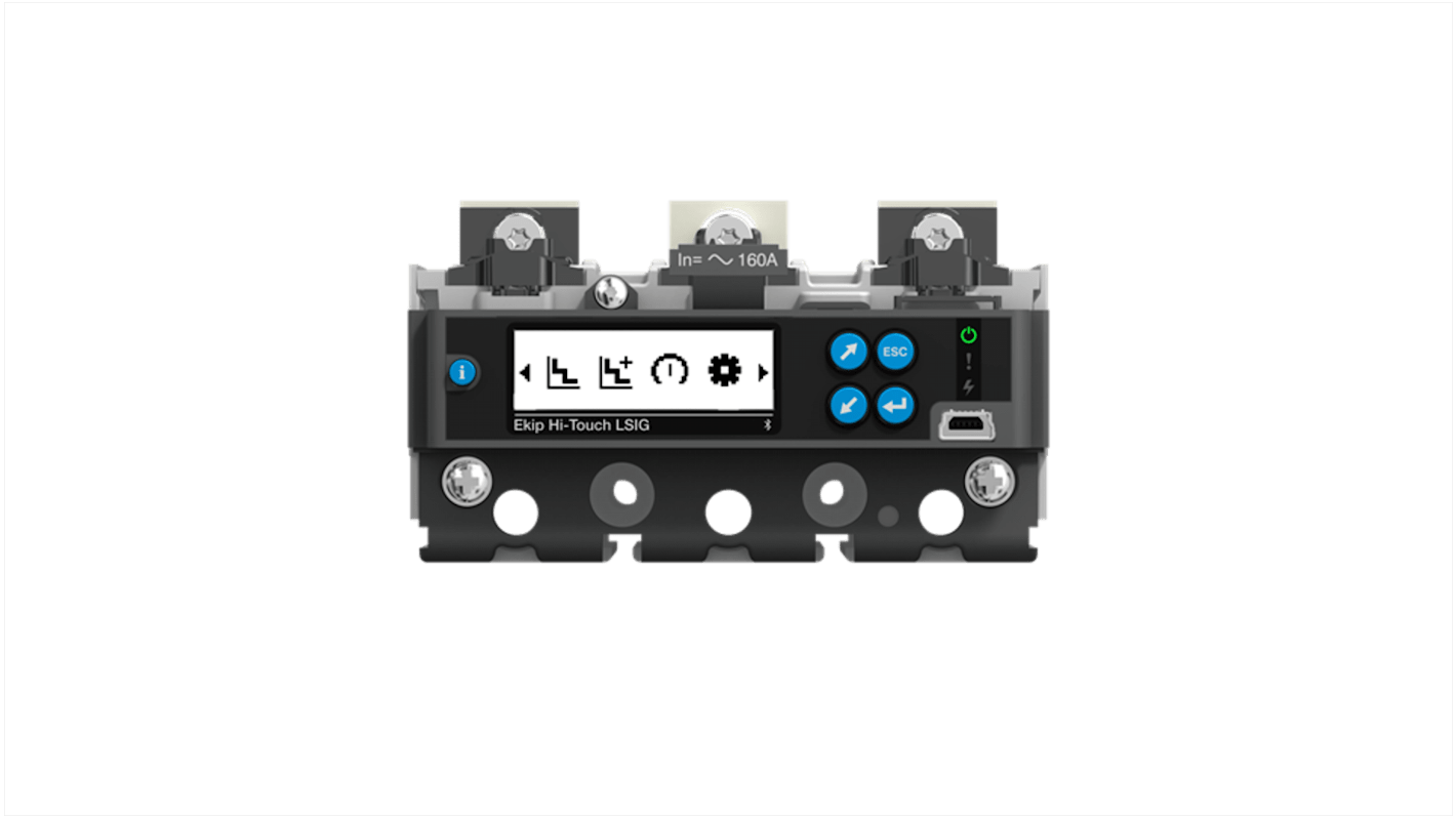 ABB Ekip LSI 100A XT2, unità di scatto 3 poli per interruttori Tmax XT, codice 1SDA100110R1.