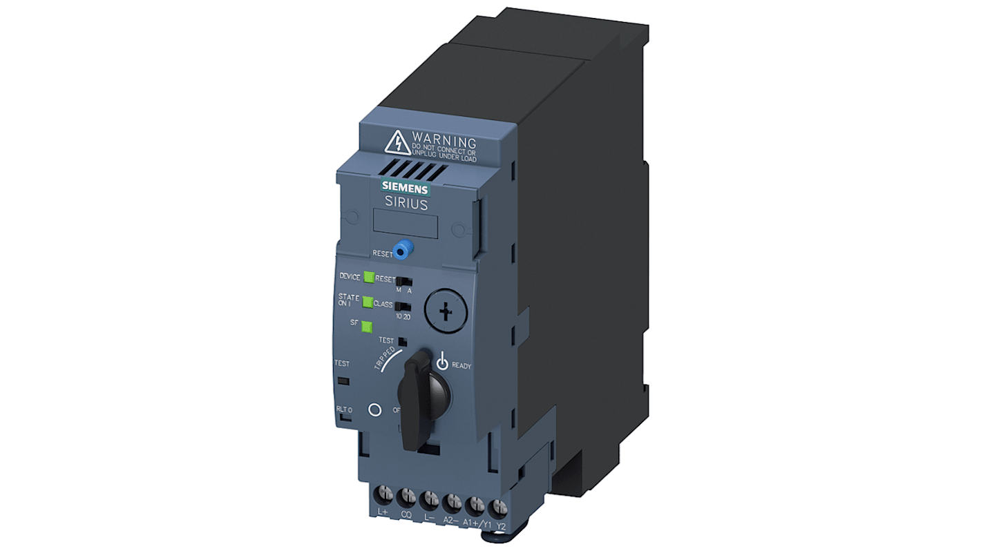 Starter DOL Siemens 3RA6400-1CB43, 3 fasi, 1,5 kW, 690 V, IP20, montaggio snap-on, peso 3,104 lb.