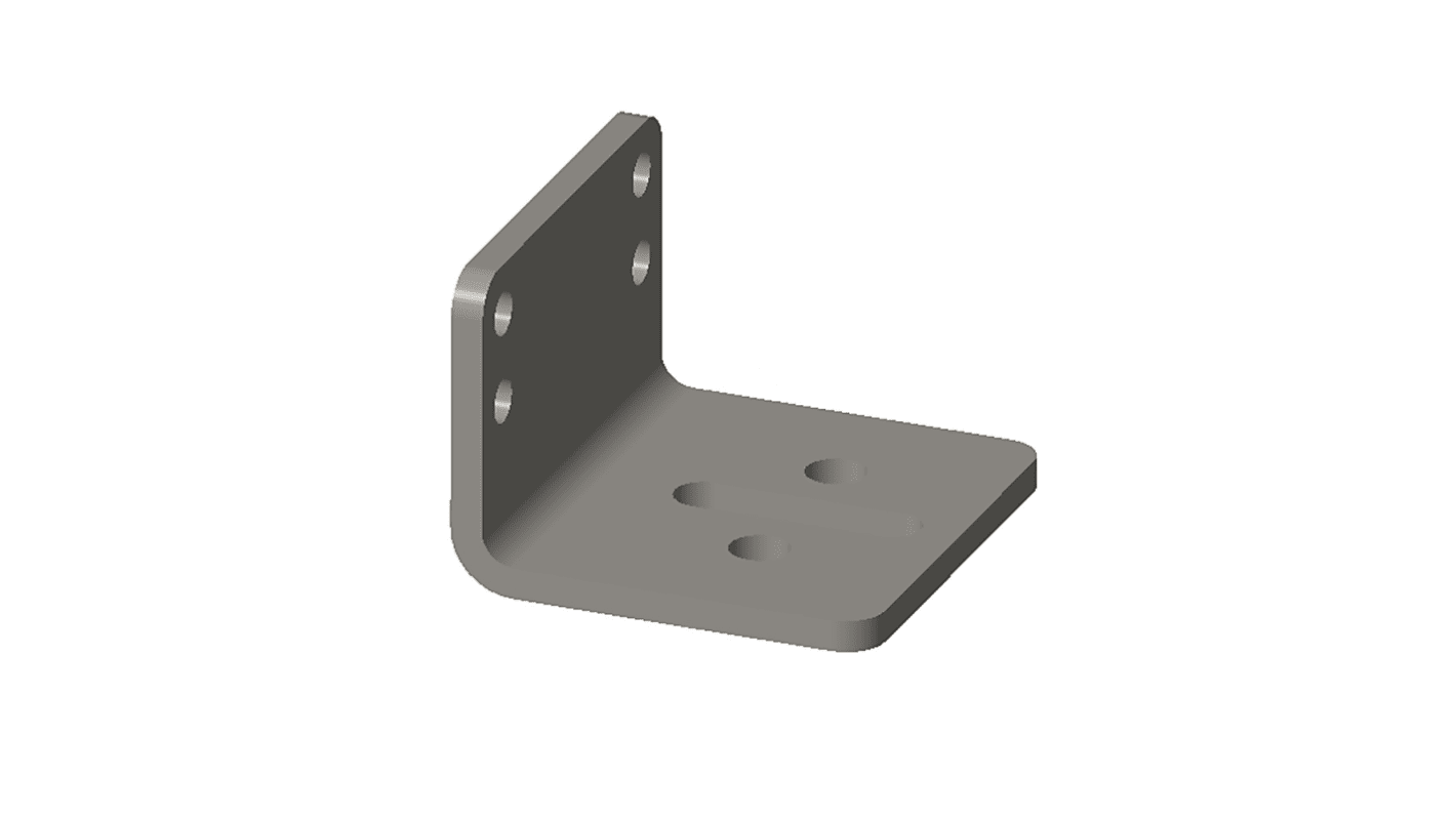 Staffa di montaggio interruttore Allen Bradley 440G-MZAM2, progettata per interruttori di interblocco 440G-MZ. Montaggio sicuro e affidabile.