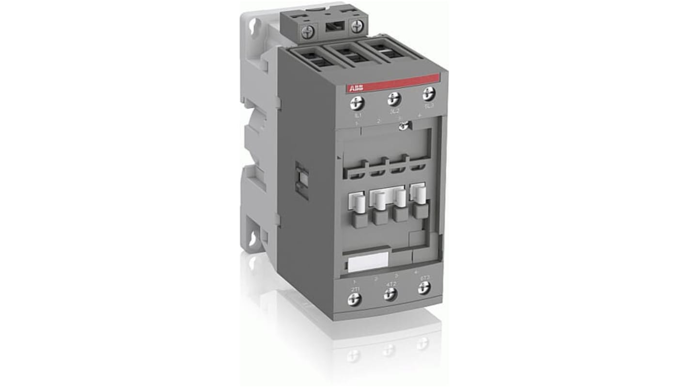 Contattore ABB 1SBL347001R1200 AF, 3 poli, 70 A, 18,5 kW, tensione bobina 130 V, grado di protezione IP10.