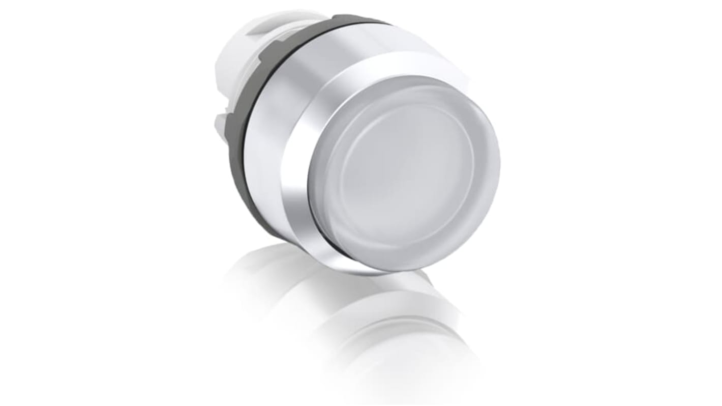 Attuatore pulsante instabile ABB MP3, rotondo, diametro foro 22.5 mm, illuminato, grado di protezione IP66.
