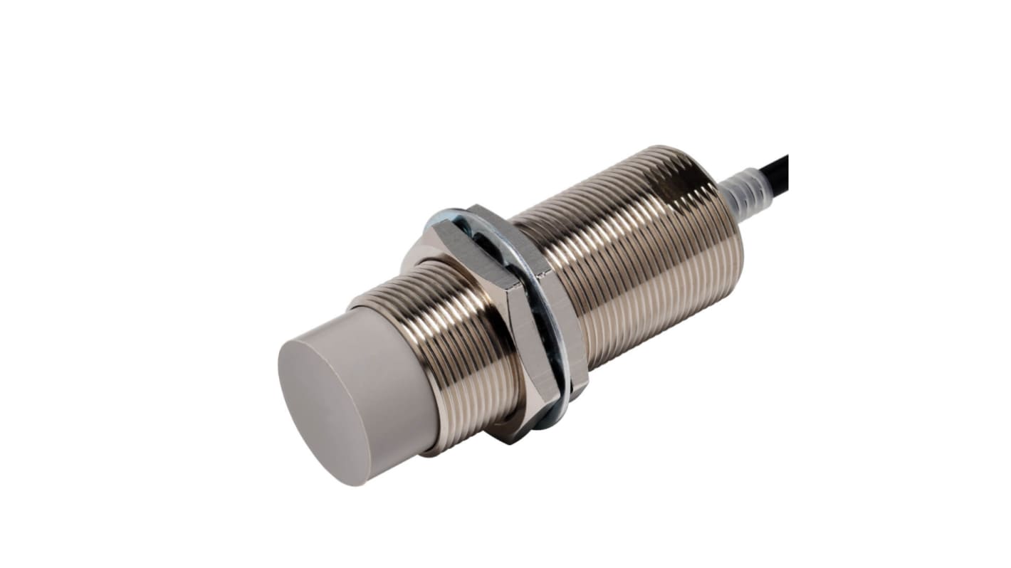 Omron E2E-X30MB2L30 2M, sensore induttivo cilindrico PNP M30, rilevamento a 30 mm, grado di protezione IP69K, precablato.