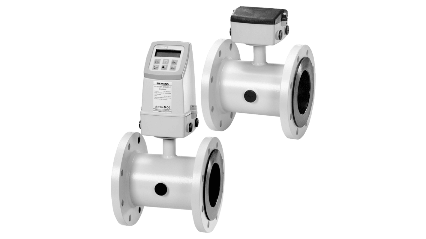 Sensore di flusso Siemens 7ME6520-5YC12-2AA1, elettromagnetico per liquidi, alta precisione, elettrodi in Hastelloy.