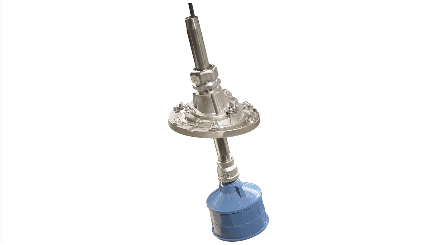 Trasduttore Siemens 7ML1830-1AP per XPS-30 e XPS-40, con flangia in alluminio, regolazioni graduate e lunghezza di inserimento variabile. Montaggio tramite piastra di accesso o flangia.