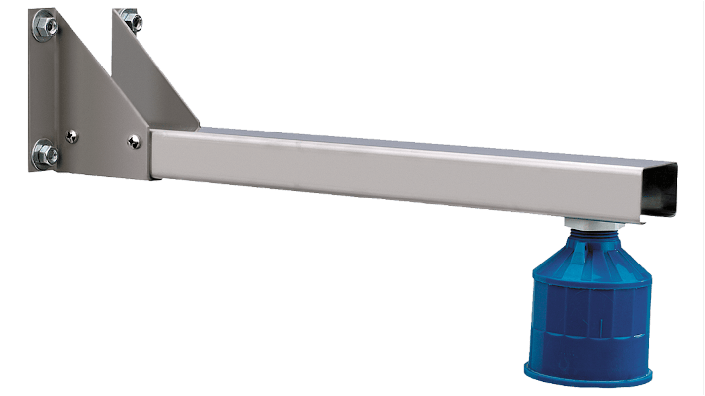 Staffa di montaggio a parete Siemens 7ML1830-1BL in acciaio inox 304, per interruttori di livello, compatibile con trasduttori Echomax.