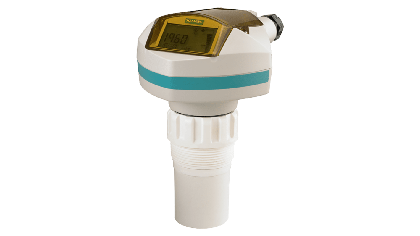 Trasmettitore di livello Siemens 7ML5221-2BA11, montaggio filettato, misurazione fino a 12 m, uscita 4-20 mA.