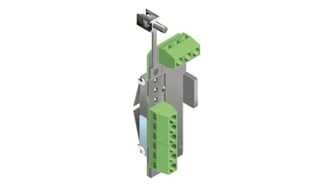 Modulo contatti ABB 1SDA051369R1 AUX 3Q 250V T1-6 per interruttori Tmax T, con 3 contatti aperti-chiusi e 1 di attivazione.