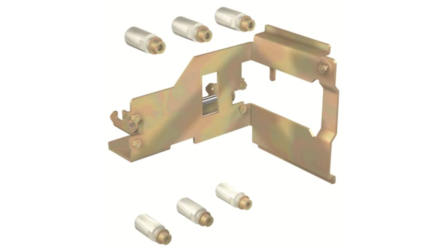 Kit di conversione ABB per interruttori Tmax T, codice 1SDA062163R1 MP W T7-M-X1, per trasformare un interruttore fisso in mobile.