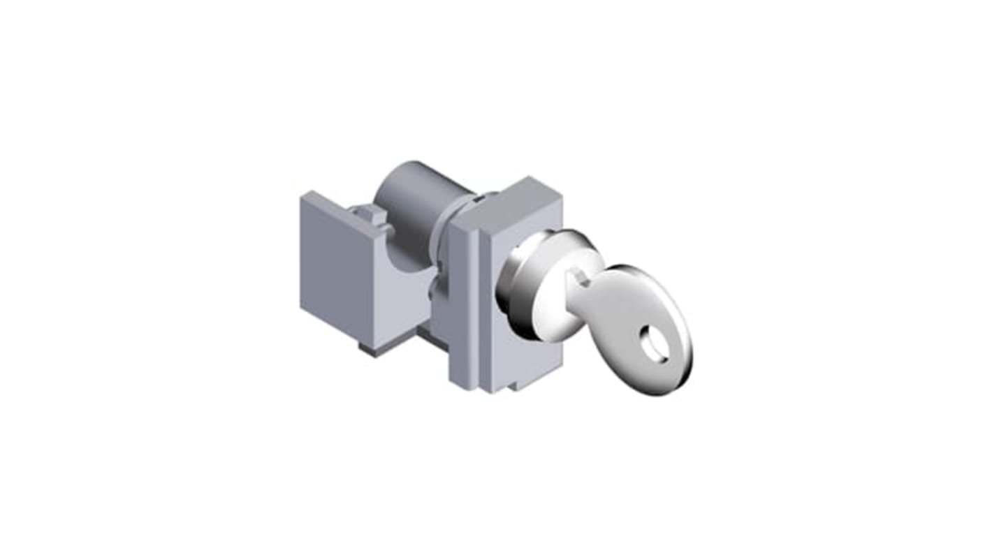 Serratura a chiave KLC Ronis ABB per interruttore XT1, rimovibile in posizione aperta, compatibile con accessori Tmax XT.