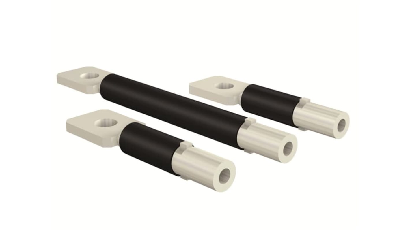 Kit di terminali posteriori ABB per interruttori XT2, composto da 4 pezzi, compatibile con la gamma Tmax XT.