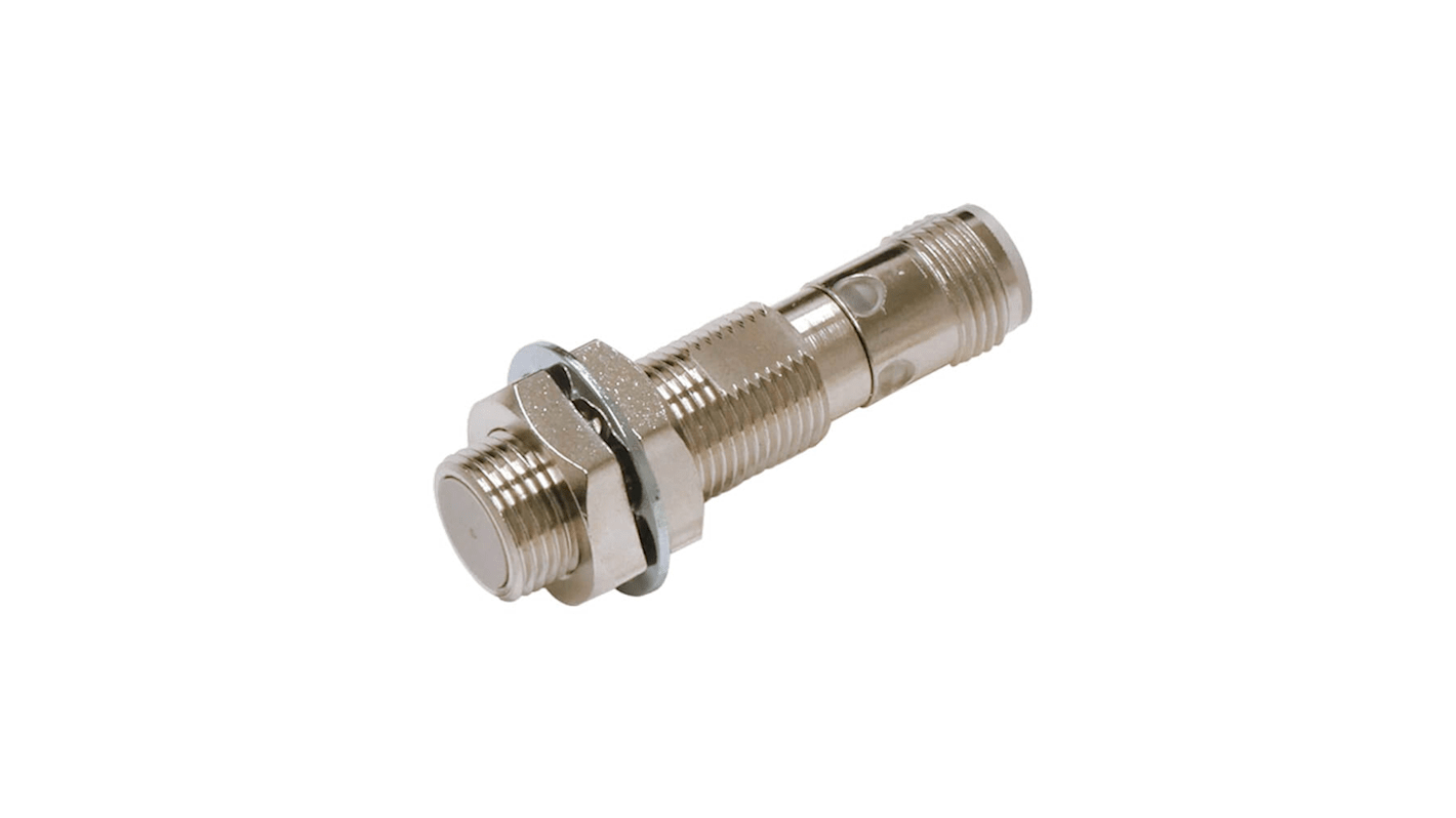 Omron E2E-X4C212-M1, sensore induttivo cilindrico PNP, filettatura M12, distanza di rilevamento 4 mm, grado di protezione IP67/IP69K.