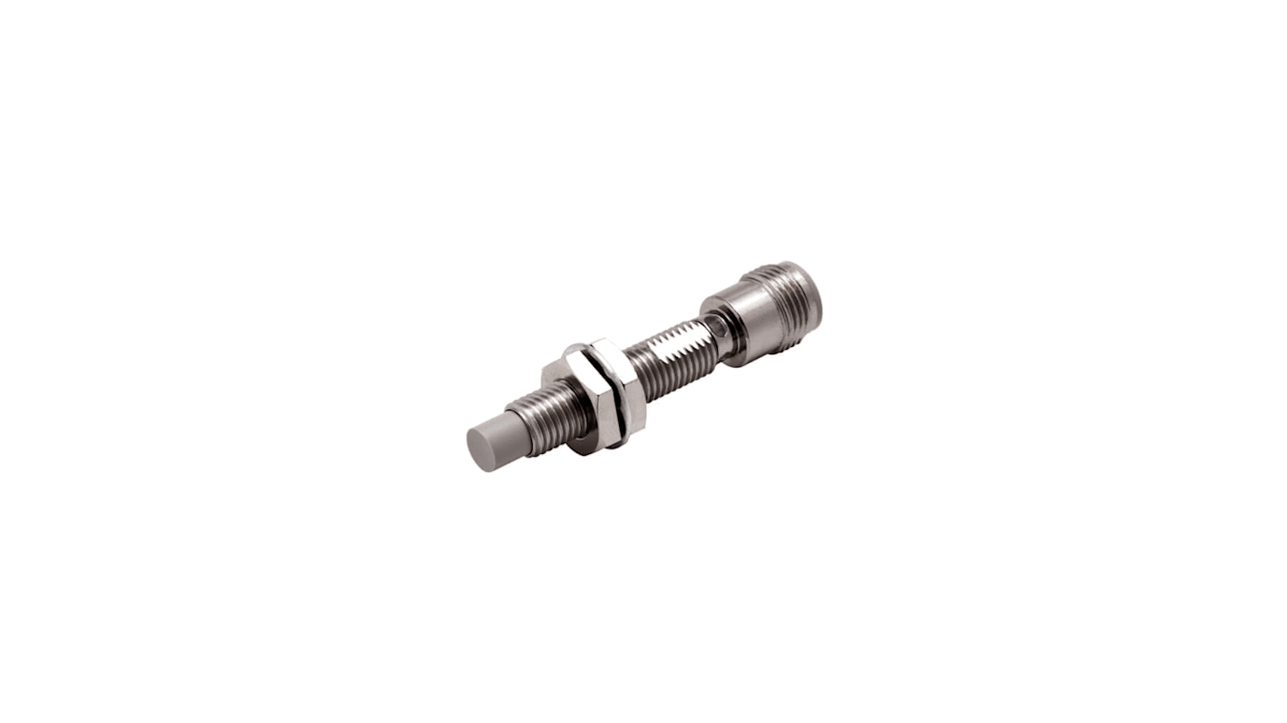 Omron E2E-X4MB1TL8-M1, sensore induttivo cilindrico PNP, rilevamento a 4 mm, connettore M12, grado di protezione IP67/IP69K.