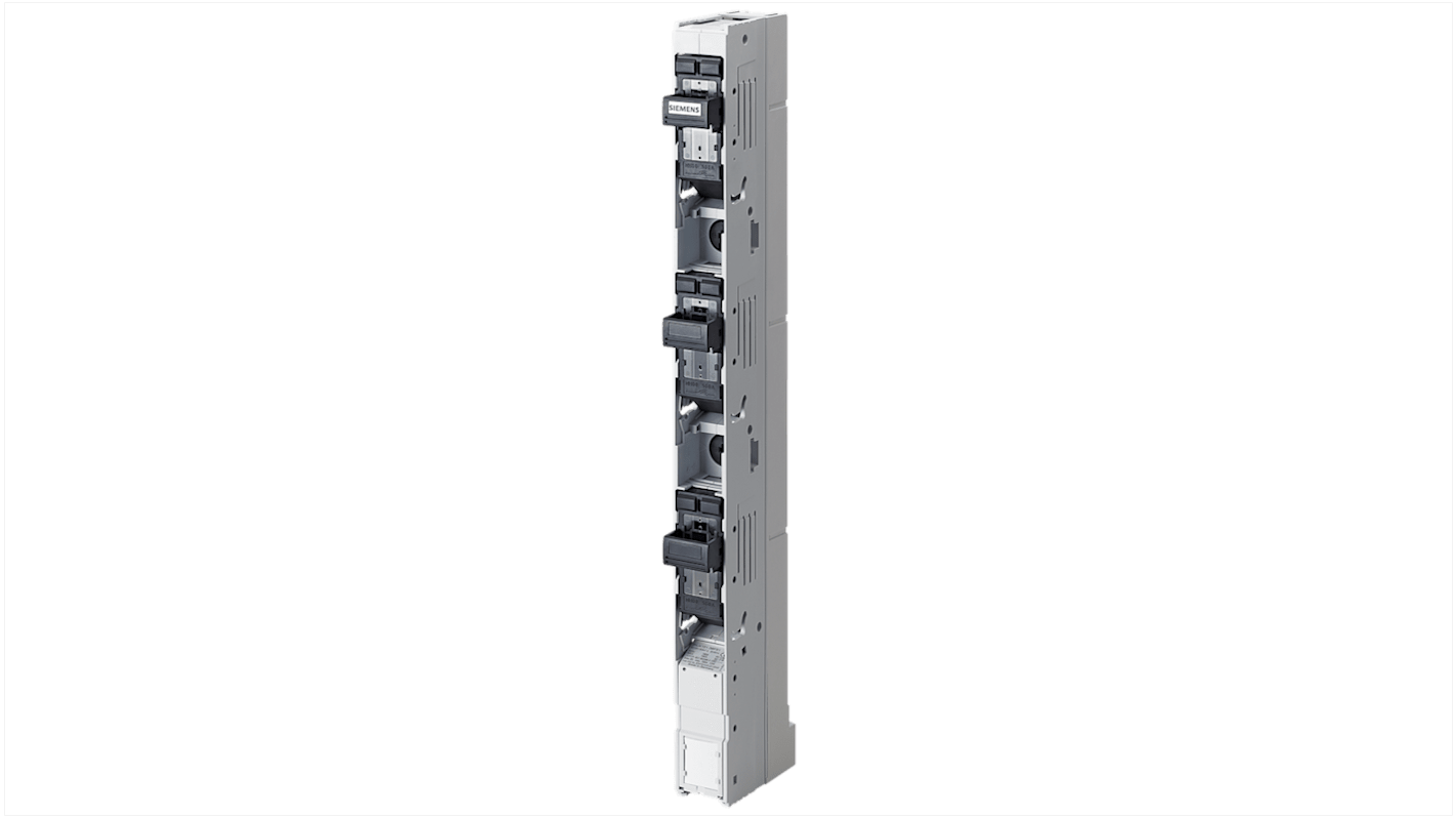 Sezionatore portafusibili Siemens 3NJ4101-3BF01, 3 poli, 160A, tensione 440 V, classe di protezione IP30.