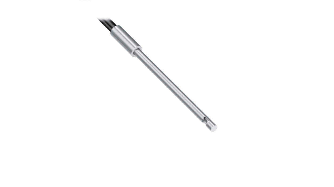 Sensore per fibre ottiche Banner PBPS46UM6, con elemento in acciaio inox e fibra plastica, rilevamento diffuso e riflettente.