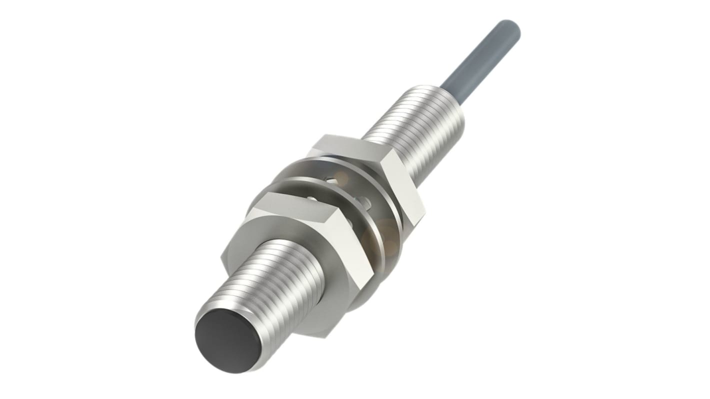 Sensore di prossimità induttivo PNP M8 BALLUFF BES0038, rilevamento a 1,5 mm, grado di protezione IP68, alimentazione 10-30 V c.c.