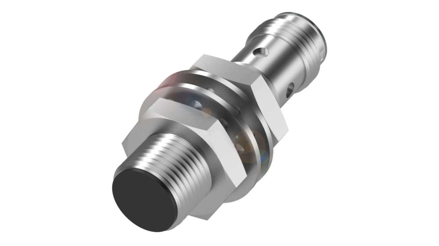 Sensore di prossimità induttivo cilindrico PNP BALLUFF BES00EC, M12 x 1, rilevamento 4 mm, IP68, lunghezza 45 mm.