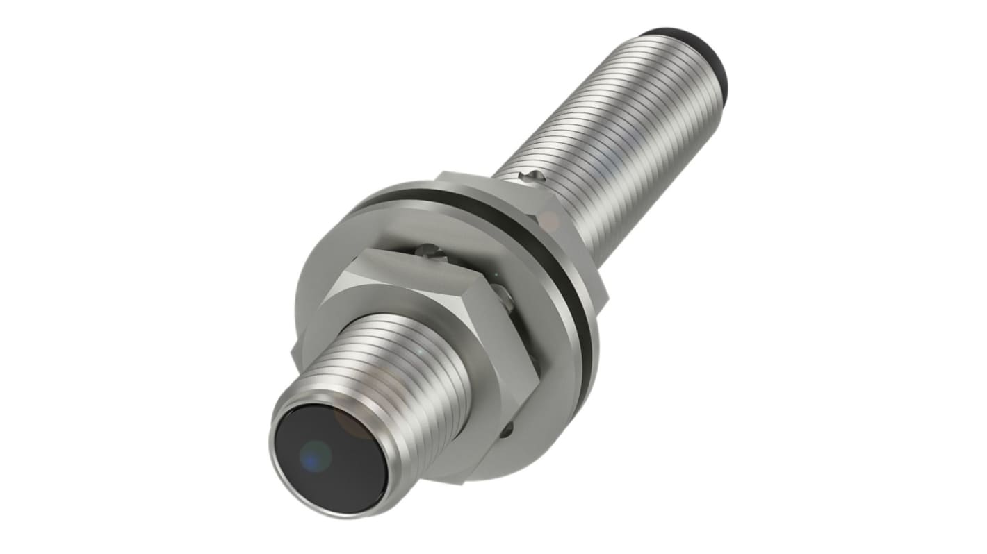 Sensore induttivo cilindrico PNP BALLUFF BES012Z, M5, rilevamento 0,8 mm, IP67, acciaio inossidabile, 10-30 V c.c.