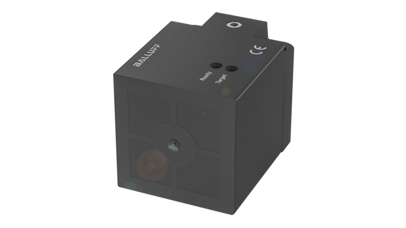 Sensore di prossimità induttivo BALLUFF BES021E, M12 x 1, rilevamento 30 mm, IP67, alimentazione 10-30 V c.c., dimensioni 62 x 40 x 40 mm.