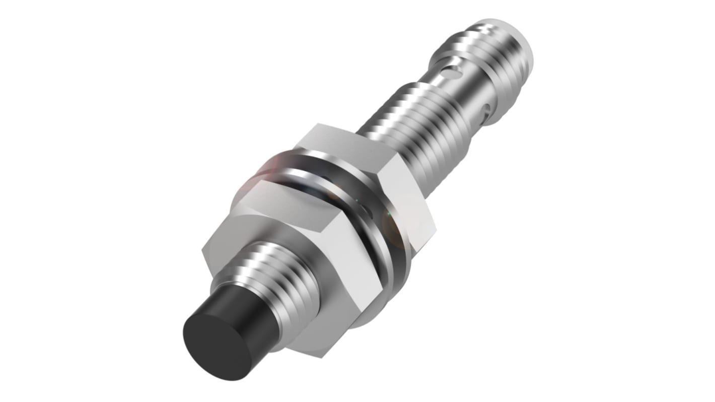 Sensore induttivo cilindrico PNP BALLUFF BES054Z, M8 x 1, rilevamento 6 mm, IP68, acciaio inossidabile, alimentazione 10-30 V c.c.