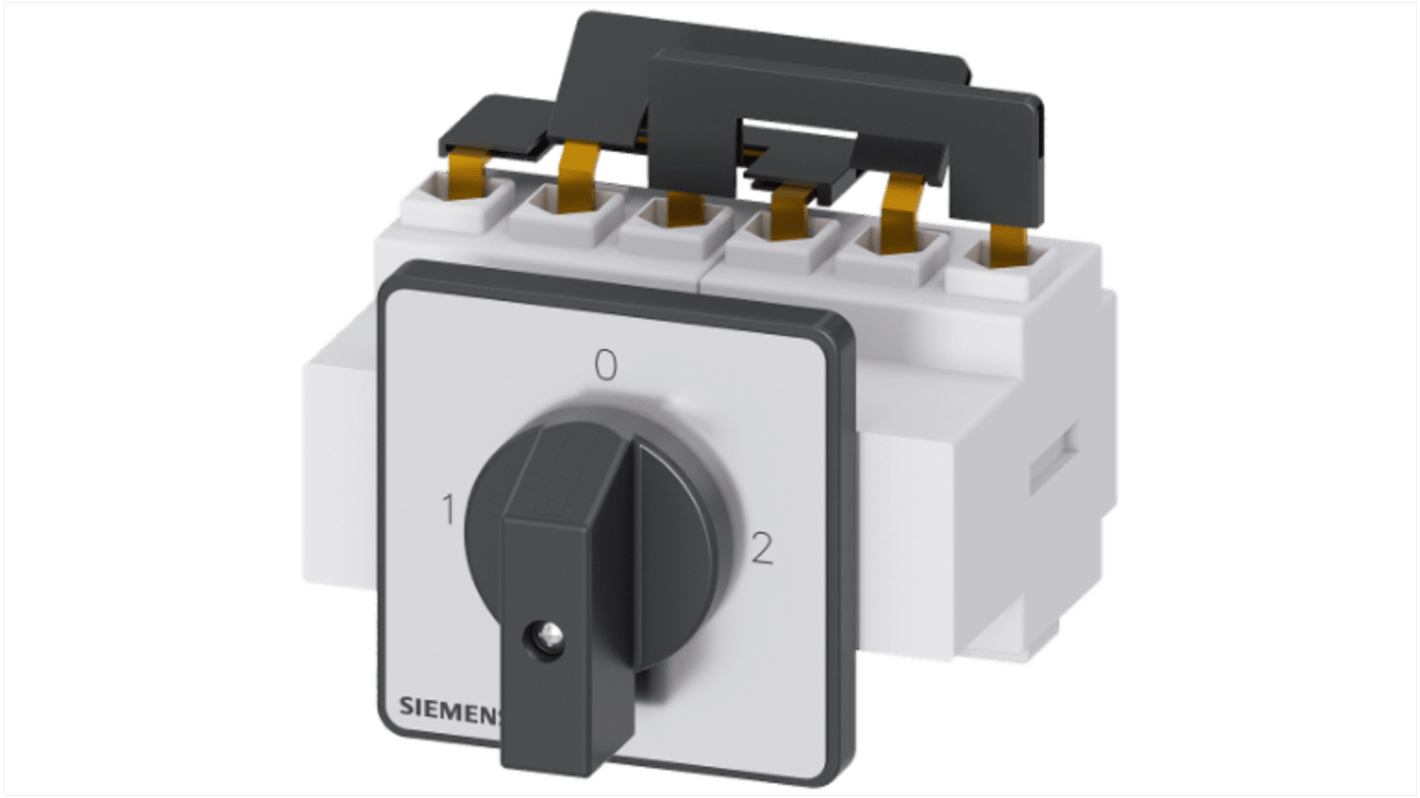 Interruttore sezionatore Siemens 3LD2123-7UK01, 25A, 3 poli, montaggio a pannello, grado di protezione IP65.