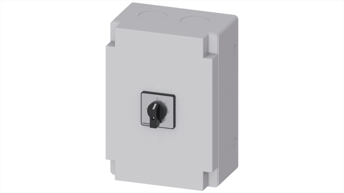 Interruttore sezionatore Siemens 3LD2766-7UB01, 100A, 3 poli, montaggio a pannello, grado di protezione IP65.