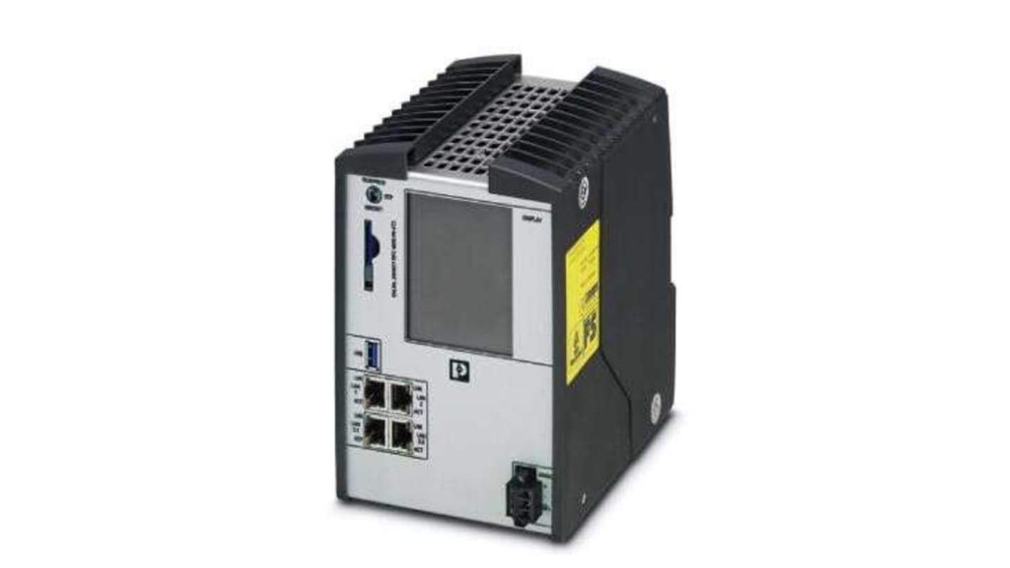 Controller di sicurezza Phoenix Contact 2404577, RFC 480S PN con 4 porte Ethernet e interfaccia USB, grado di protezione IP20.