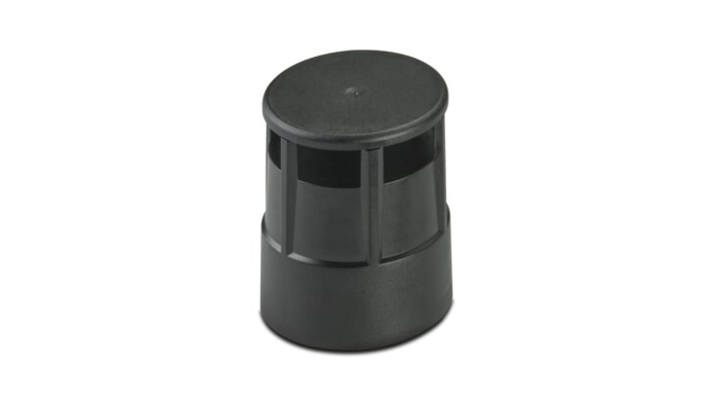 Sirena Phoenix Contact 1018874, 24 V, 95 dB, diametro 50 mm, montaggio versatile, 8 toni selezionabili, materiale policarbonato.