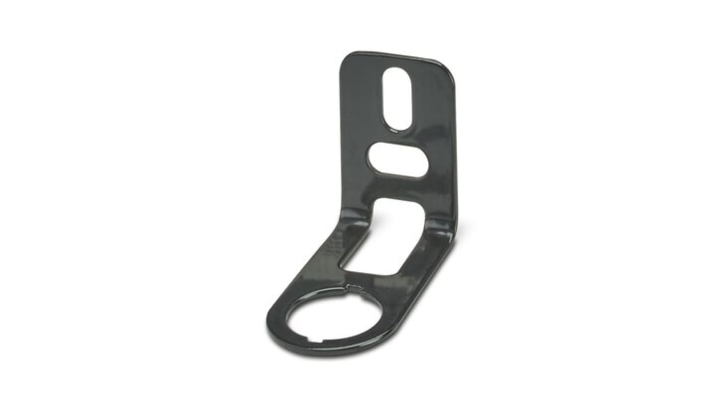 Staffa di montaggio Phoenix Contact 1094143 in metallo per torrette di segnalazione, compatibile con filettatura M12.