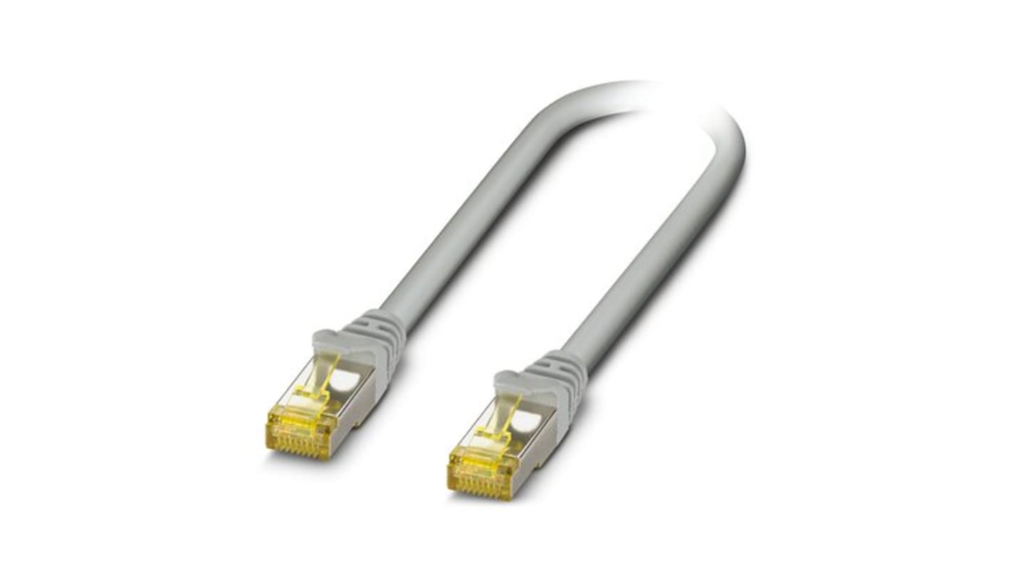 Cavo Ethernet Cat6a Phoenix Contact 3m, grigio LSZH IP20 - 1227581. Ideale per ambienti da -20 °C a 80 °C.