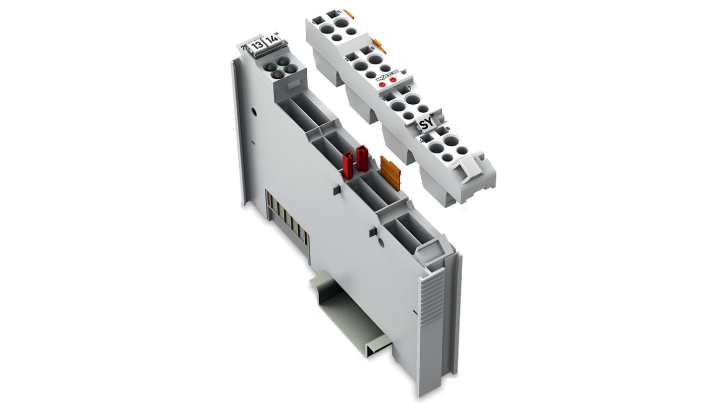 Modulo di interfaccia Wago 753-620, per convertitore DALI, montaggio su guida DIN-35, dimensioni 100 x 12 x 70 mm.